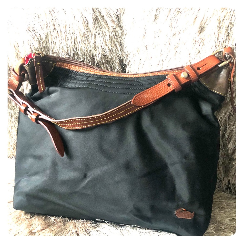 Black Nylon Dooney & Bourke Handbag